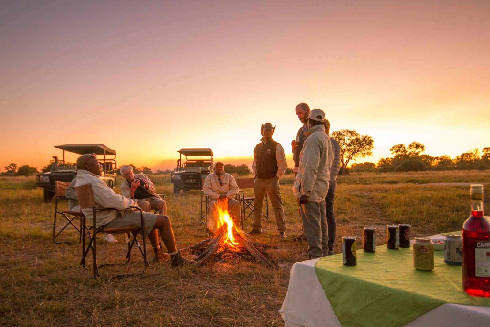 Sunset over the Tanzanian wilderness