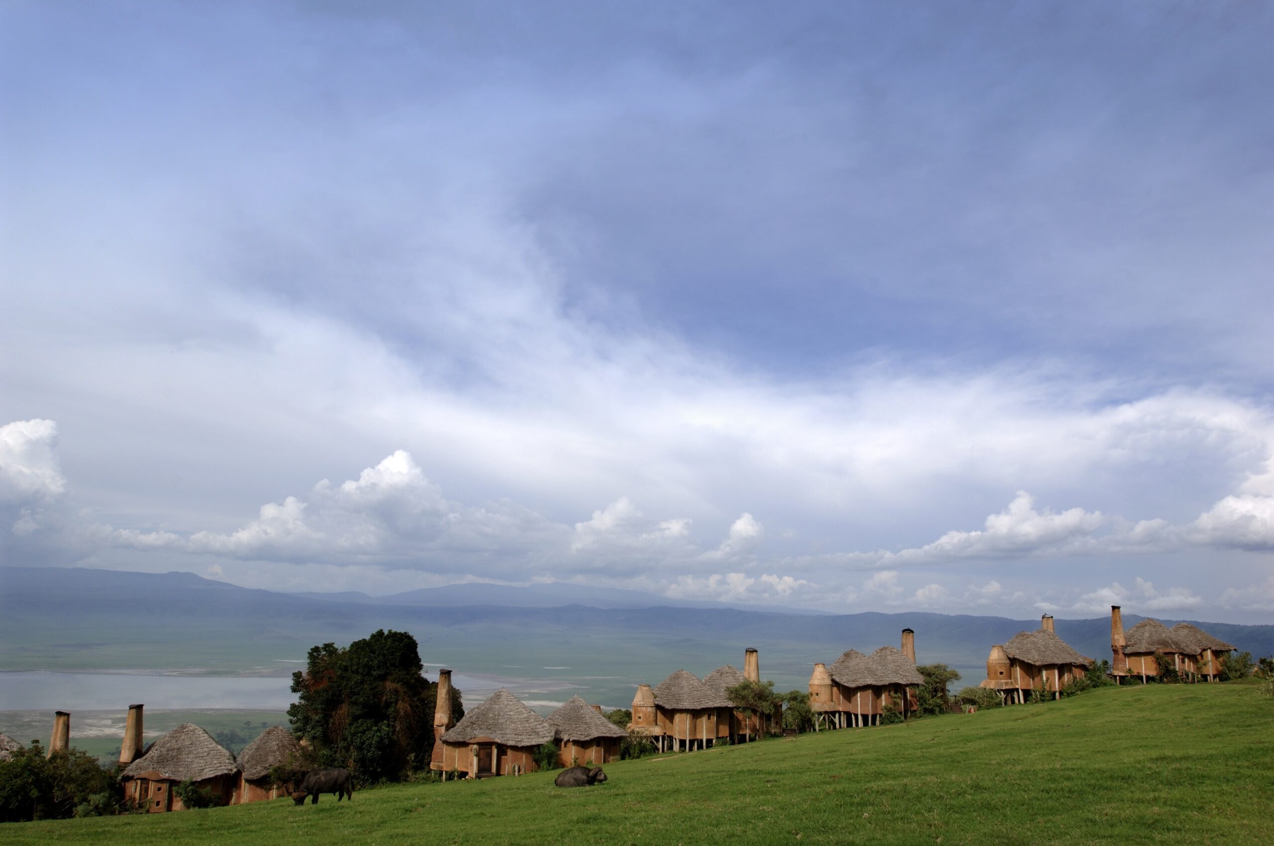 Safari lodge viewpoint Tanzania