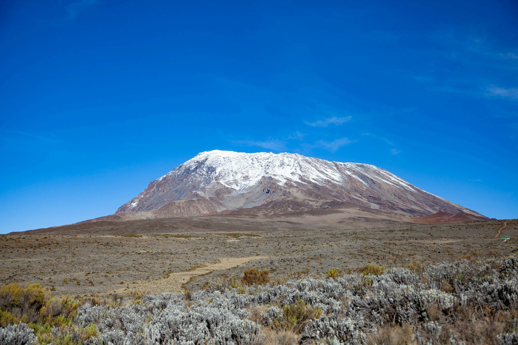 Snow on top of Mount Kilimanjaro