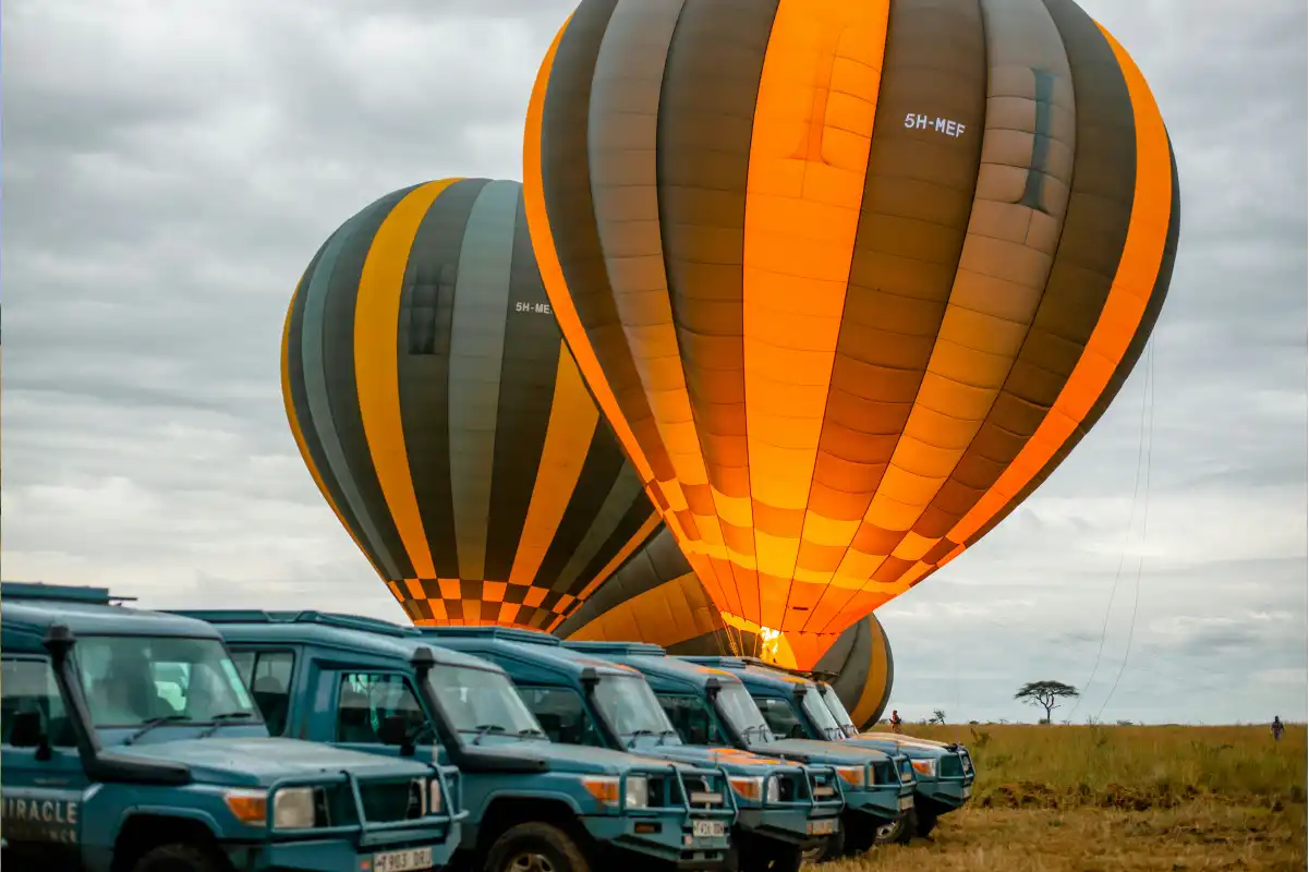Safari vehicle in Tarangire National Park